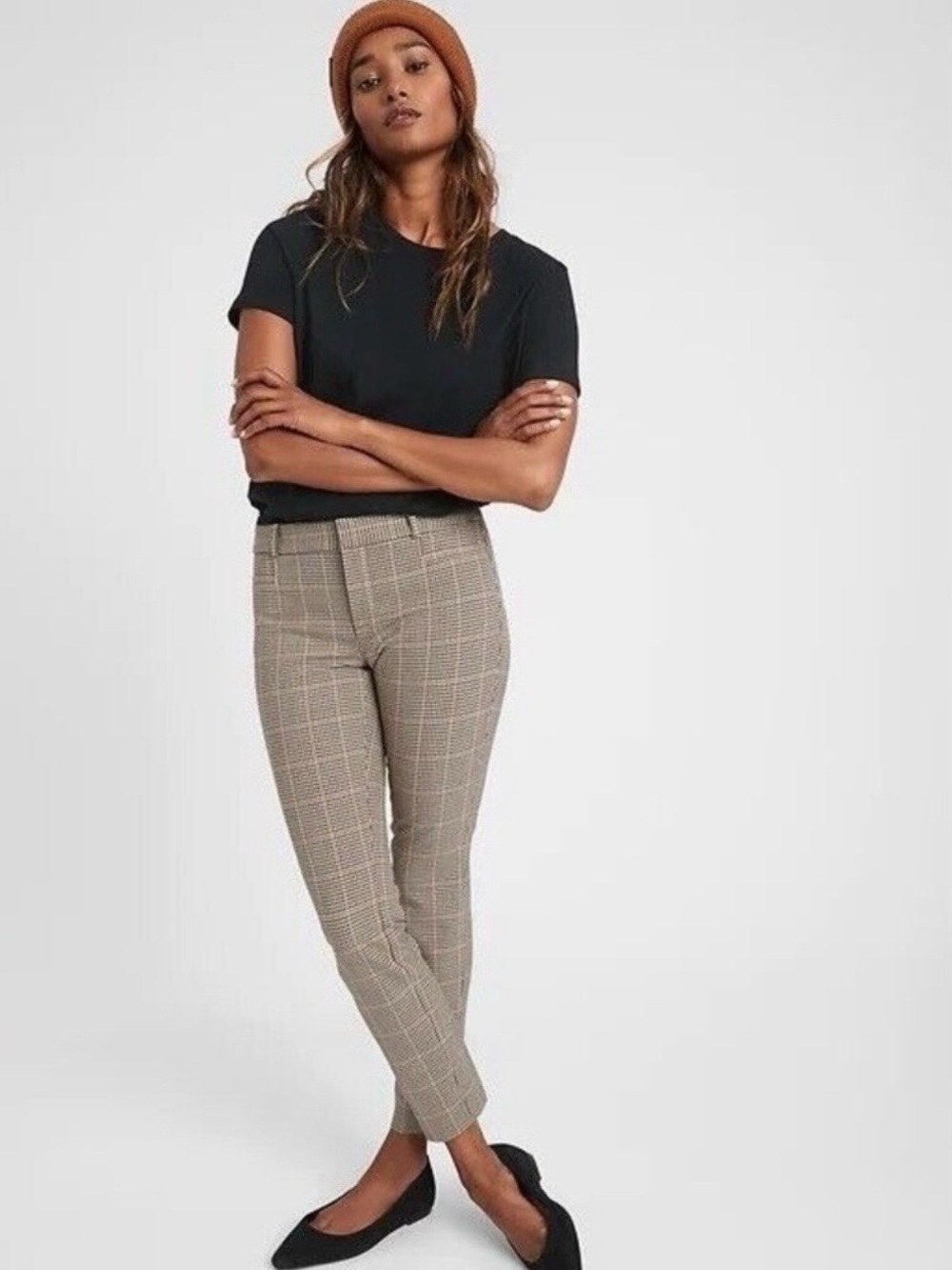 NWT Size 4 Banana Republic Sloan Modern Bi Stretch Mid Rise Skinny Pants.